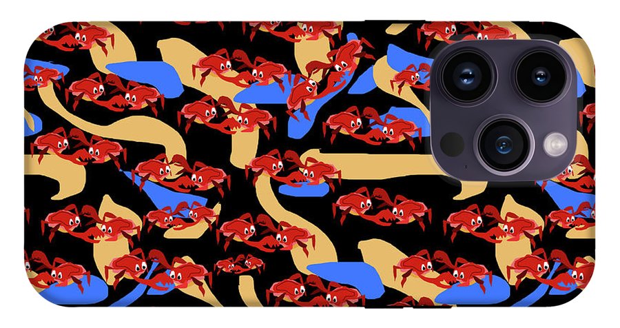 Fighting Crabbies Pattern - Phone Case