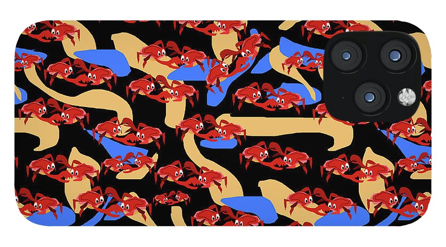 Fighting Crabbies Pattern - Phone Case