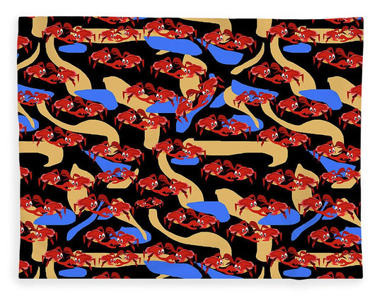 Fighting Crabbies Pattern - Blanket