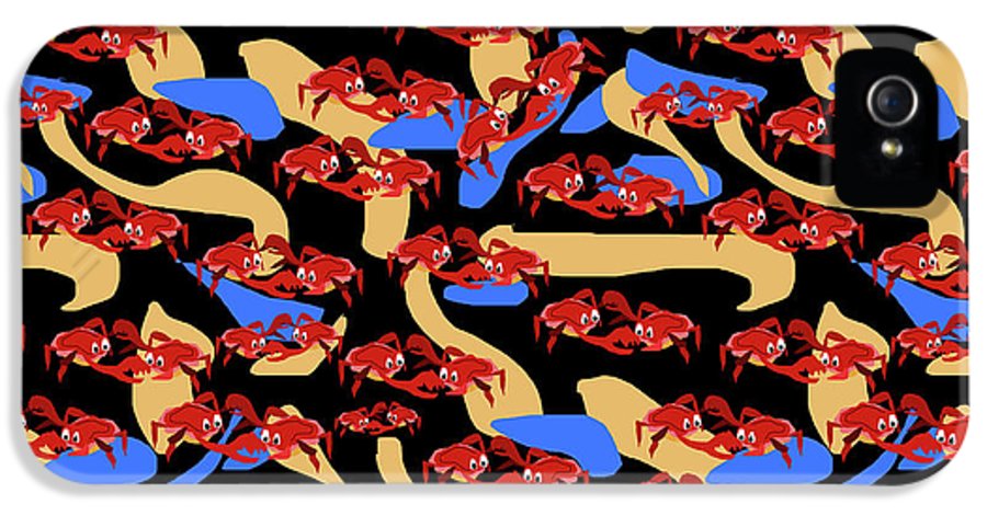 Fighting Crabbies Pattern - Phone Case