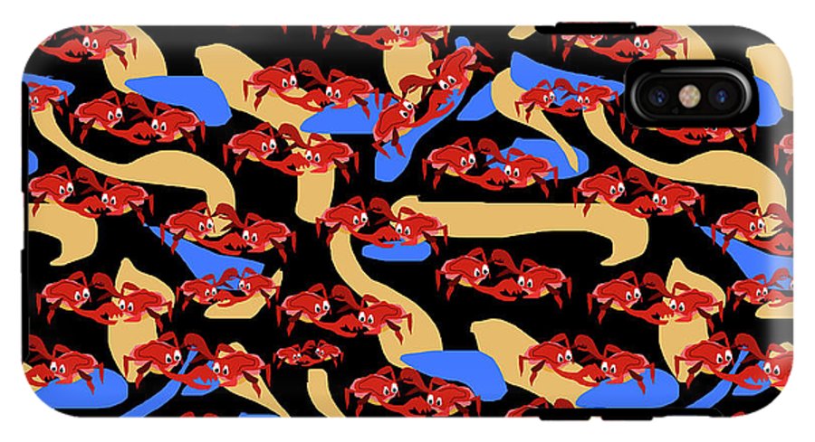 Fighting Crabbies Pattern - Phone Case