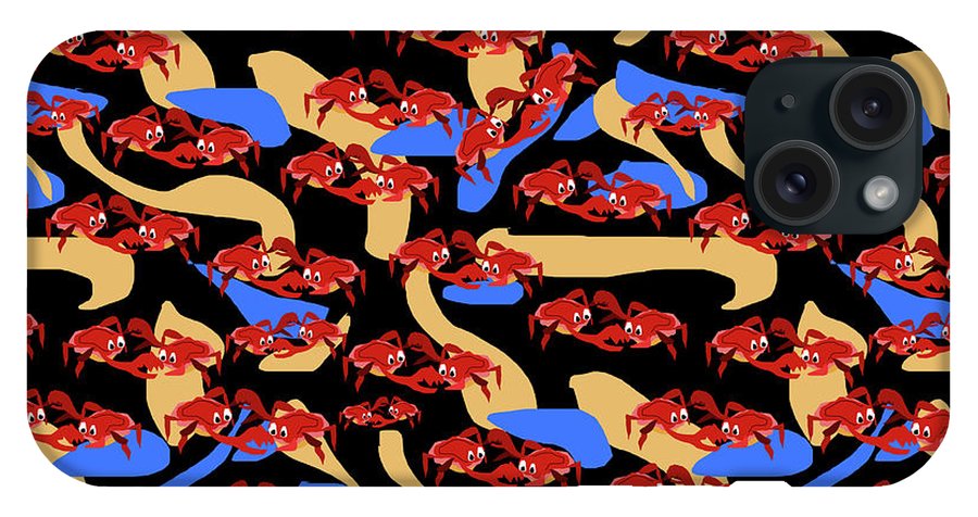 Fighting Crabbies Pattern - Phone Case