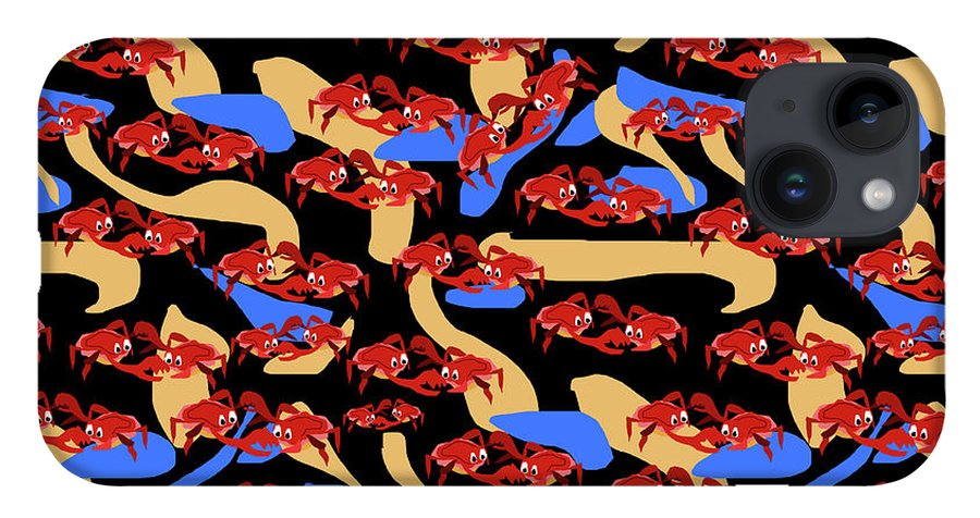 Fighting Crabbies Pattern - Phone Case