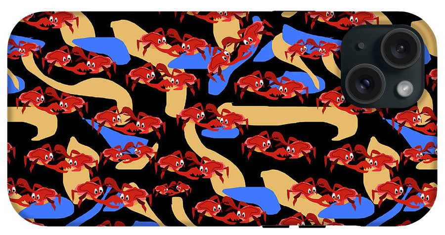 Fighting Crabbies Pattern - Phone Case