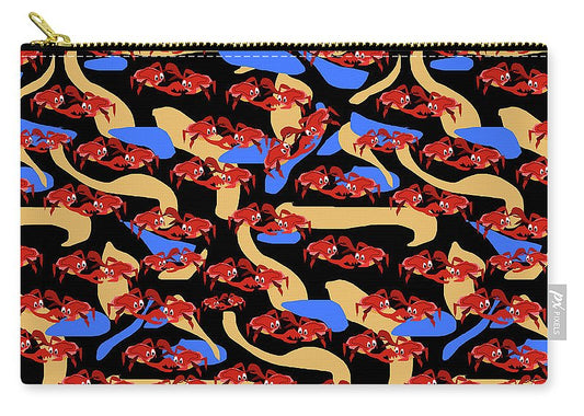 Fighting Crabbies Pattern - Carry-All Pouch