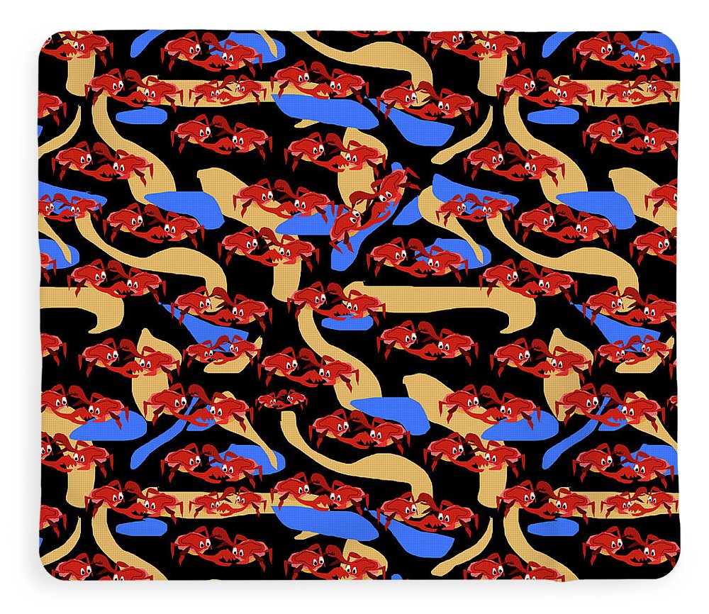 Fighting Crabbies Pattern - Blanket