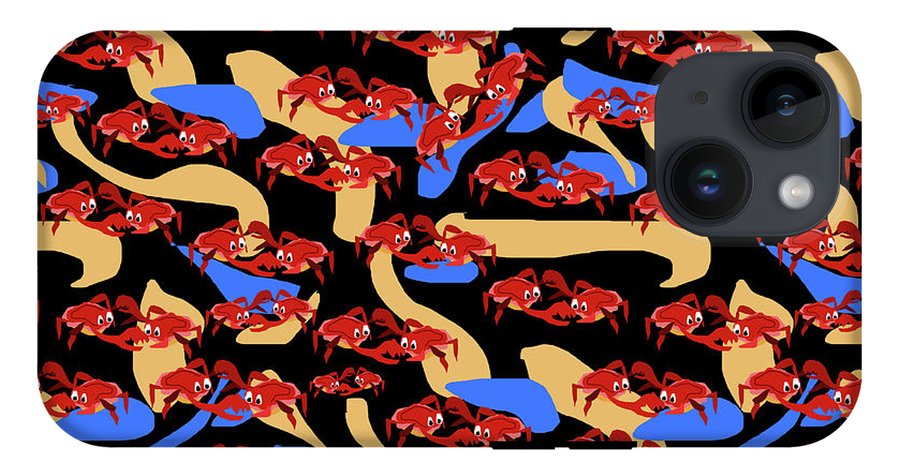 Fighting Crabbies Pattern - Phone Case