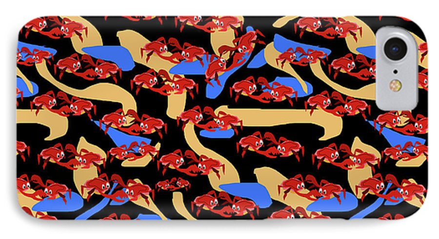 Fighting Crabbies Pattern - Phone Case