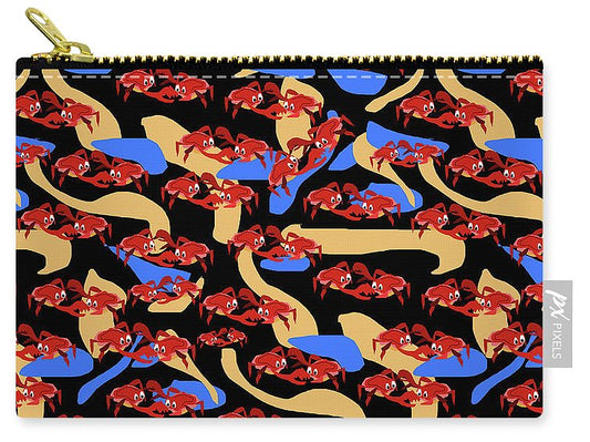 Fighting Crabbies Pattern - Carry-All Pouch