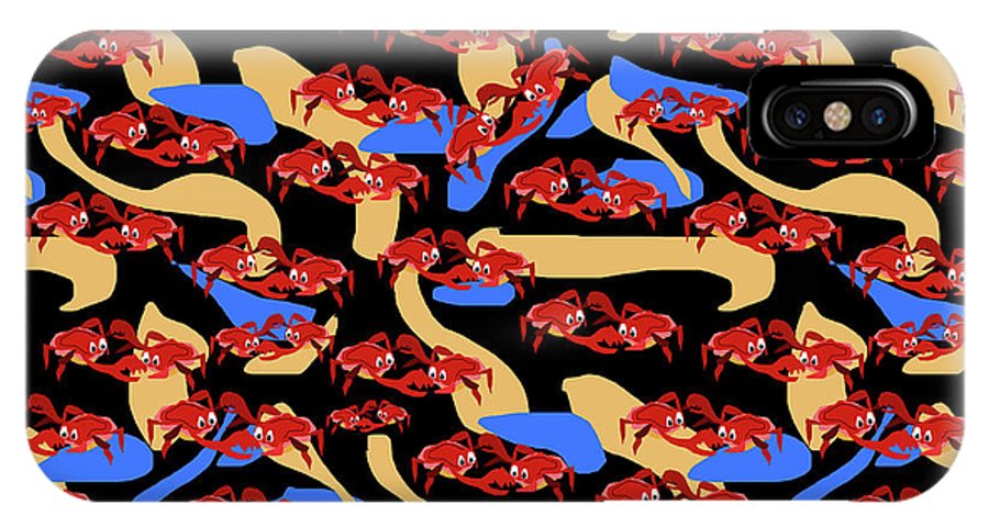 Fighting Crabbies Pattern - Phone Case