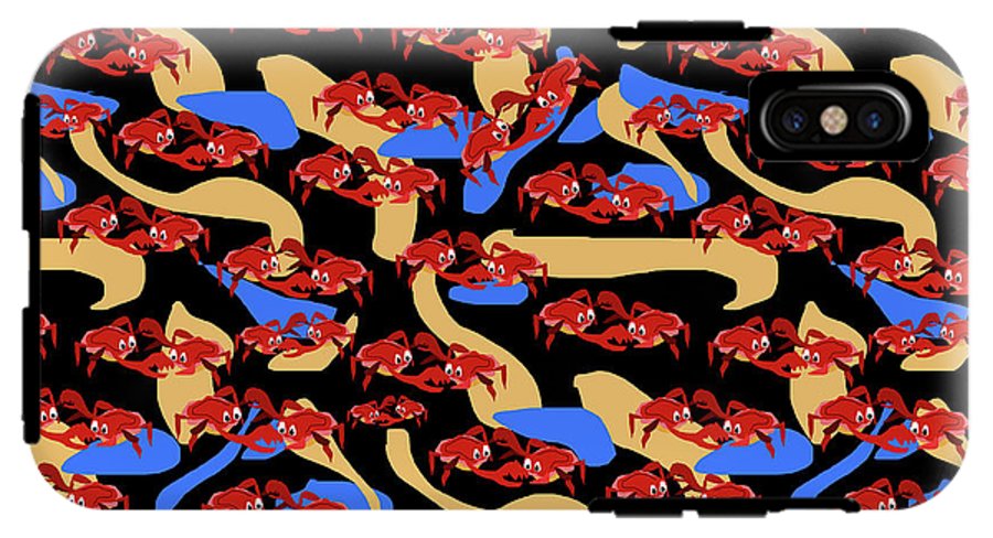 Fighting Crabbies Pattern - Phone Case