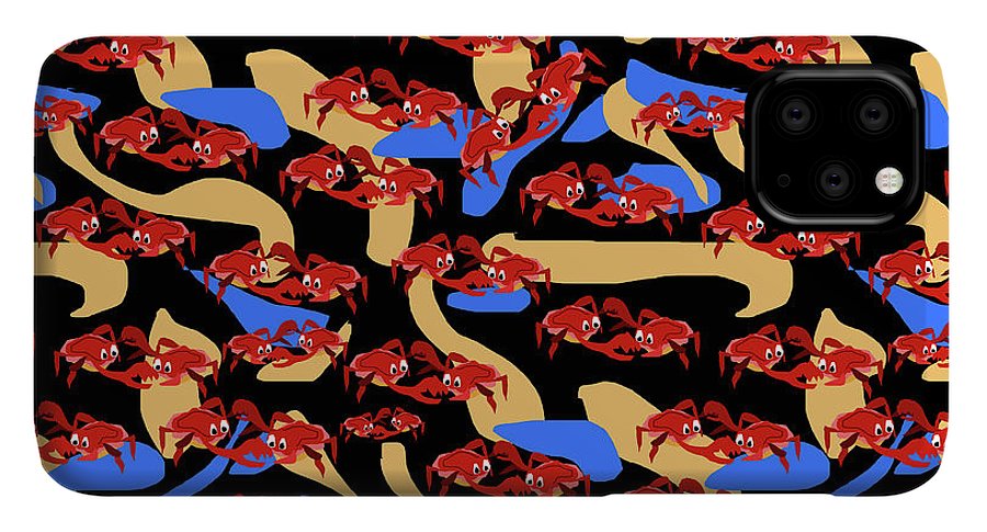 Fighting Crabbies Pattern - Phone Case