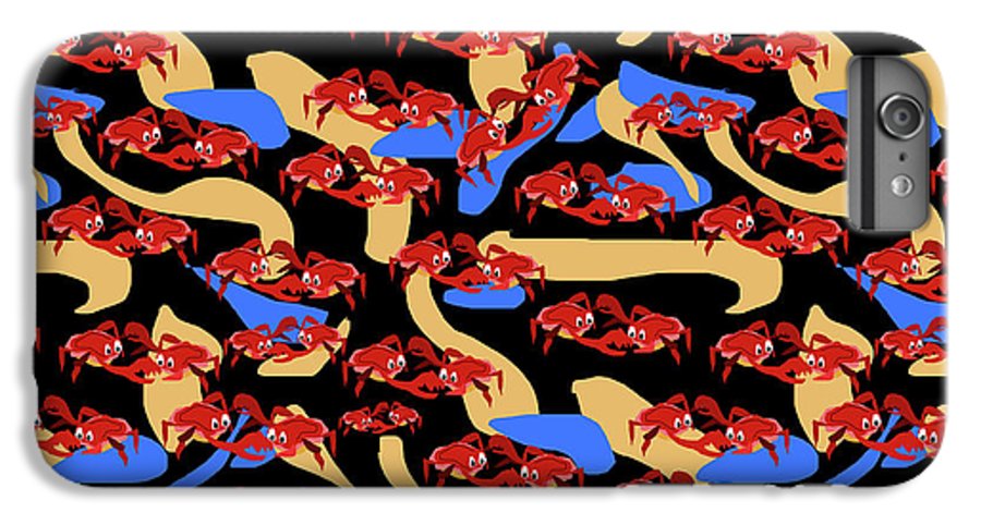 Fighting Crabbies Pattern - Phone Case