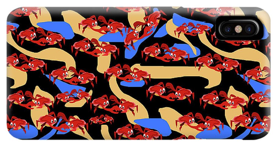 Fighting Crabbies Pattern - Phone Case