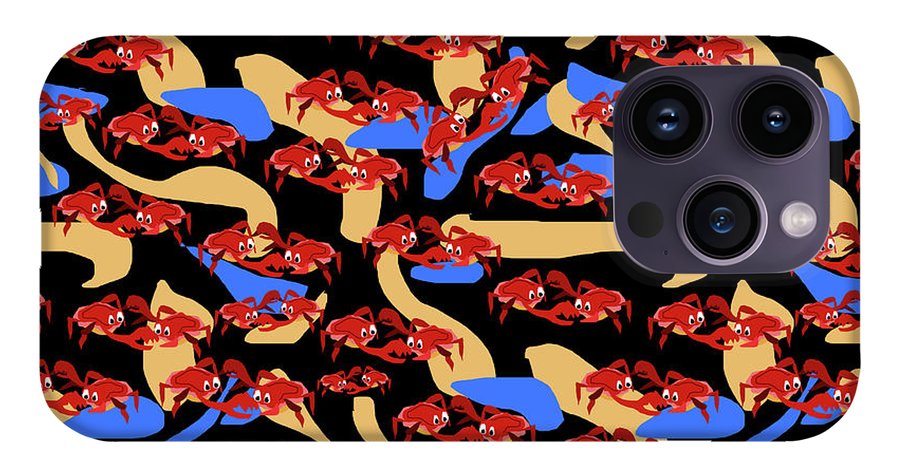 Fighting Crabbies Pattern - Phone Case