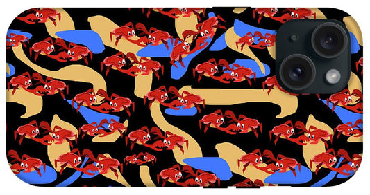 Fighting Crabbies Pattern - Phone Case