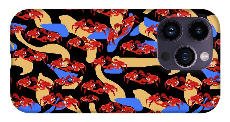Fighting Crabbies Pattern - Phone Case
