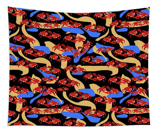 Fighting Crabbies Pattern - Tapestry