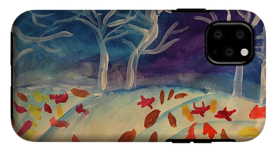 First Snow Came Early - Phone Case