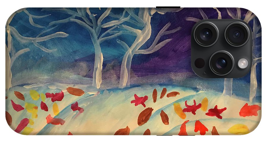 First Snow Came Early - Phone Case