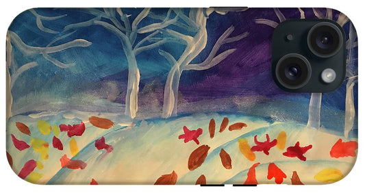 First Snow Came Early - Phone Case