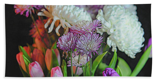 Flowers 202 - Beach Towel