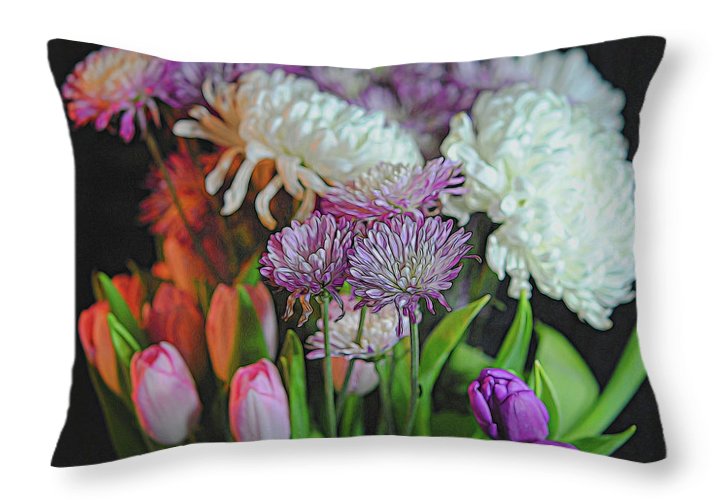 Flowers 202 - Throw Pillow