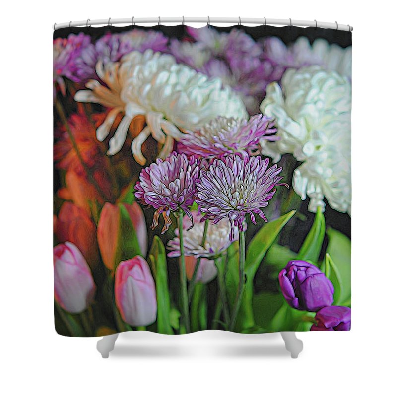 Flowers 202 - Shower Curtain