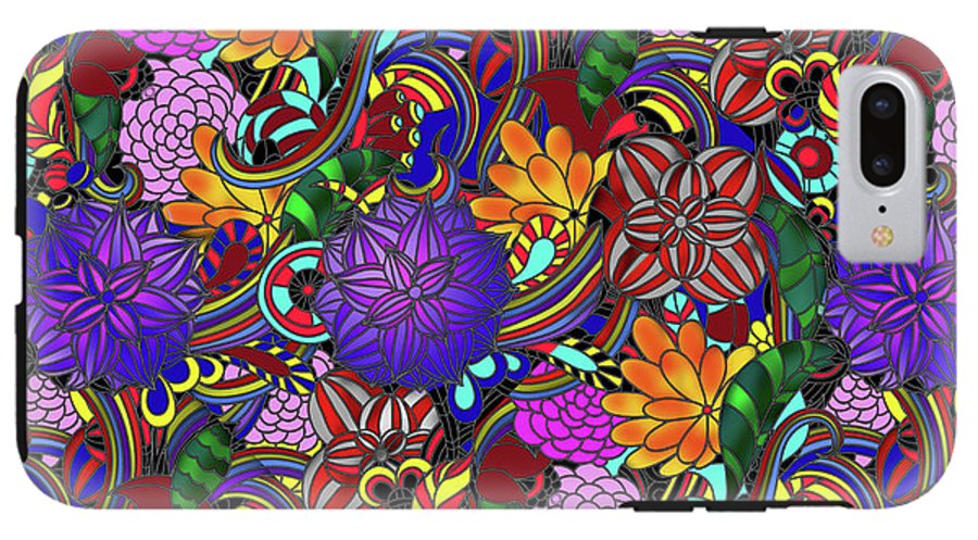 Flowers and Rainbows - Phone Case