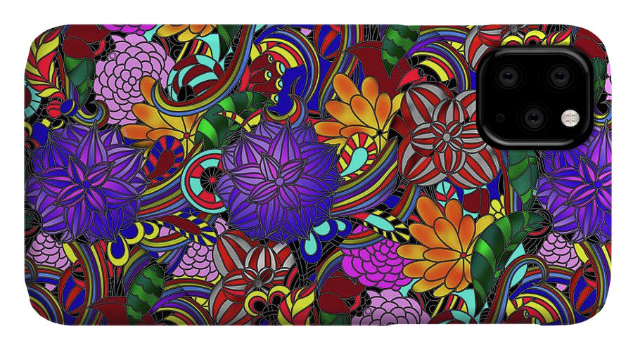 Flowers and Rainbows - Phone Case