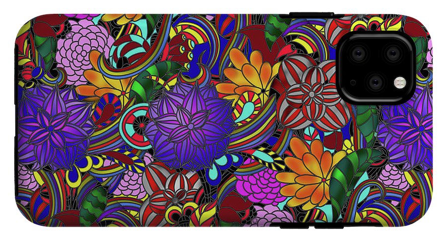 Flowers and Rainbows - Phone Case