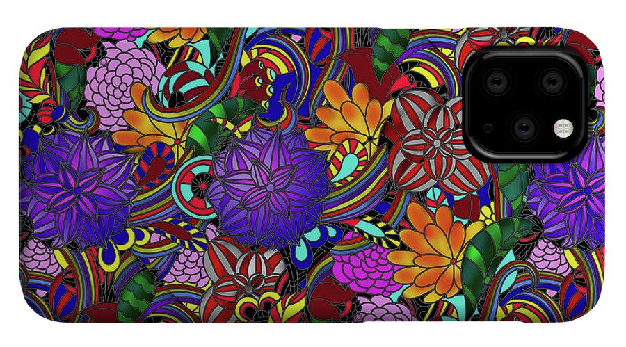 Flowers and Rainbows - Phone Case