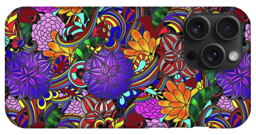 Flowers and Rainbows - Phone Case