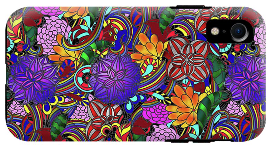 Flowers and Rainbows - Phone Case