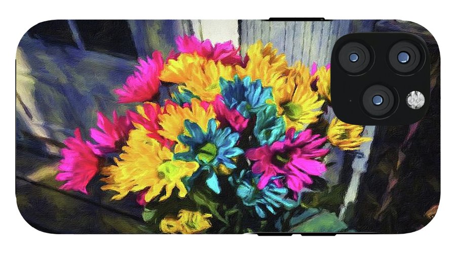 Flowers At The Door - Phone Case