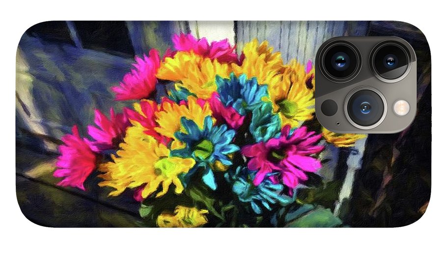 Flowers At The Door - Phone Case