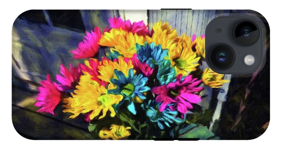Flowers At The Door - Phone Case