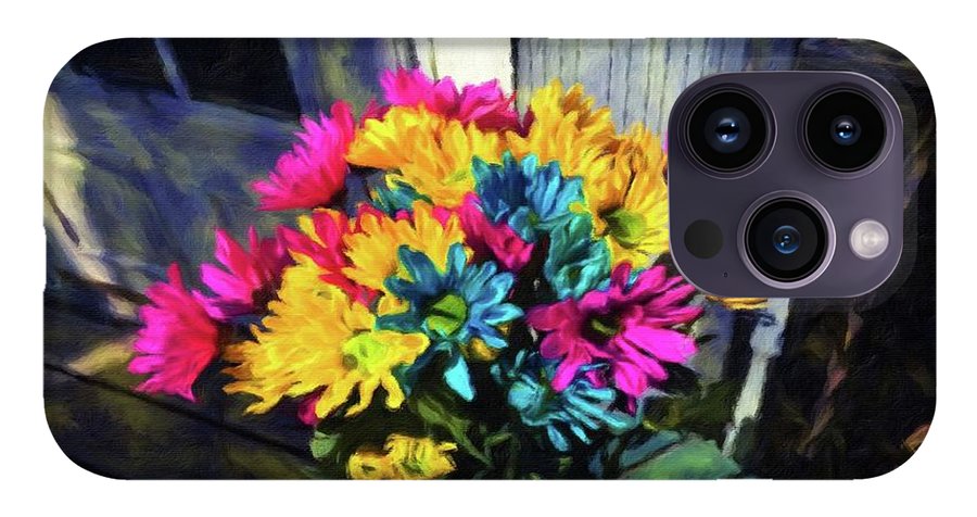 Flowers At The Door - Phone Case