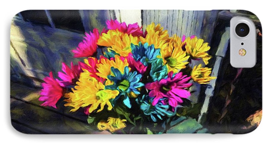 Flowers At The Door - Phone Case
