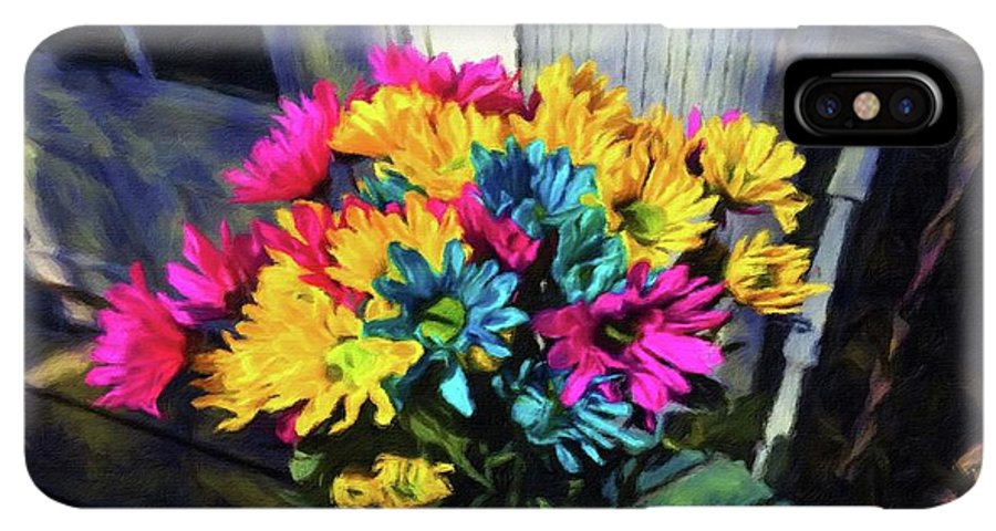 Flowers At The Door - Phone Case
