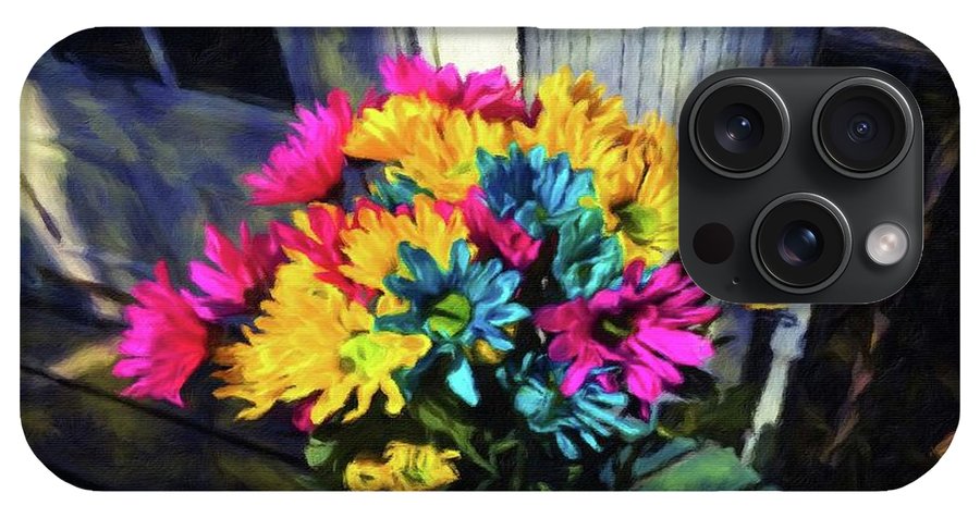 Flowers At The Door - Phone Case