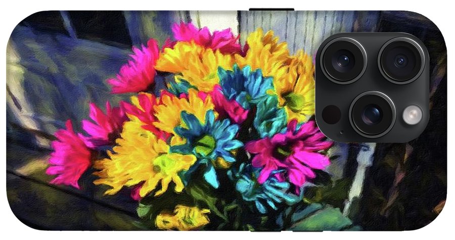 Flowers At The Door - Phone Case