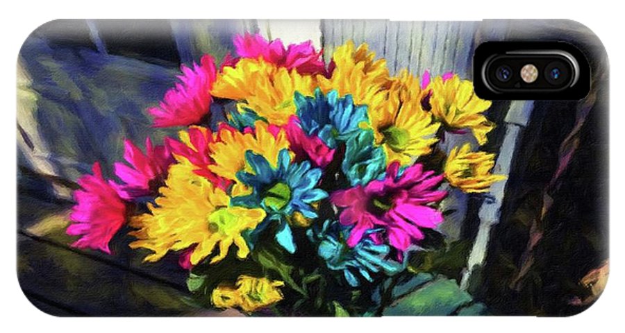 Flowers At The Door - Phone Case