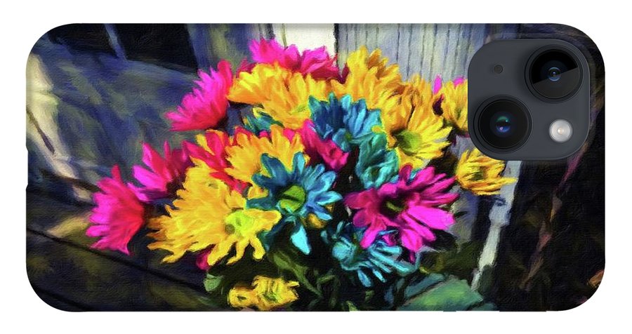Flowers At The Door - Phone Case