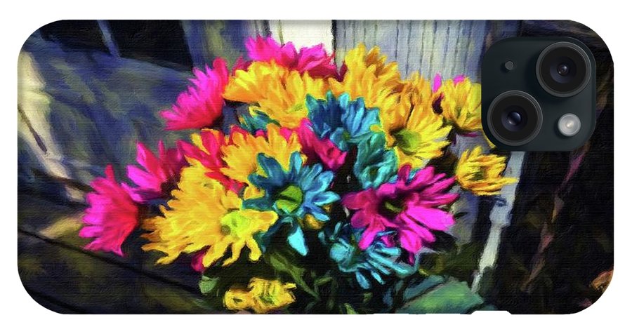 Flowers At The Door - Phone Case