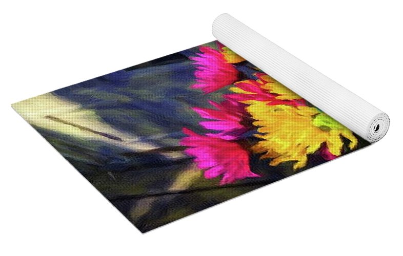 Flowers At The Door - Yoga Mat