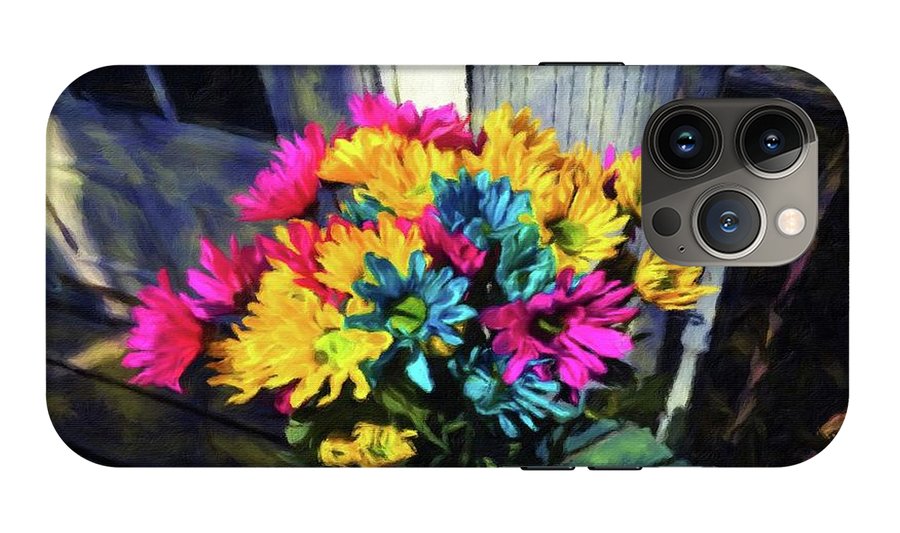 Flowers At The Door - Phone Case