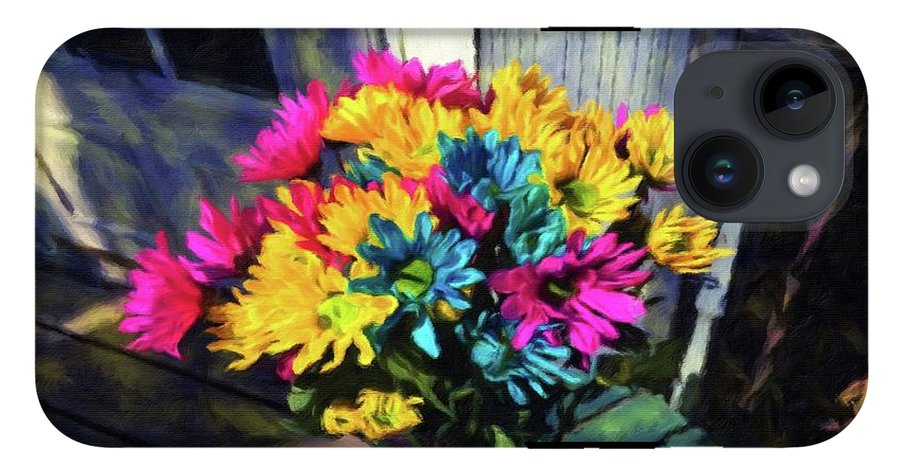 Flowers At The Door - Phone Case