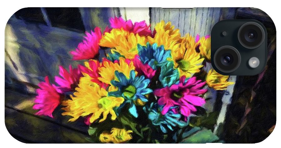 Flowers At The Door - Phone Case