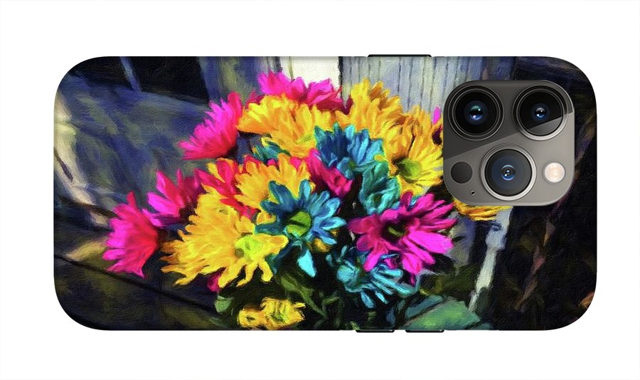 Flowers At The Door - Phone Case